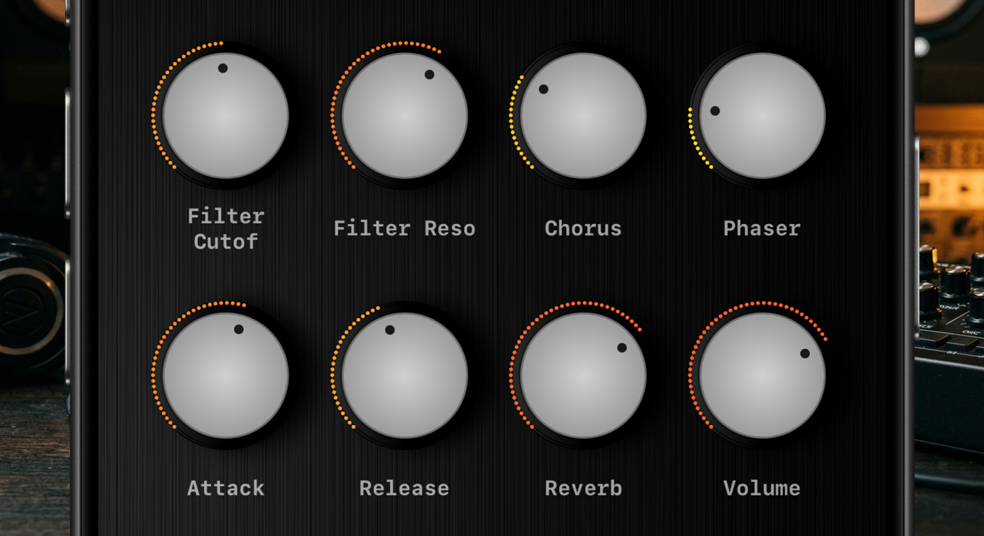 Knob16 Blue Hand integration visual